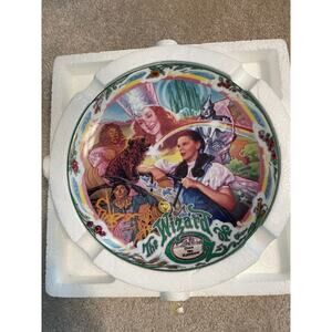 1993 WIZARD OF OZ *Over the Rainbow* MUSICAL PLATE by KNOWLES PLATE